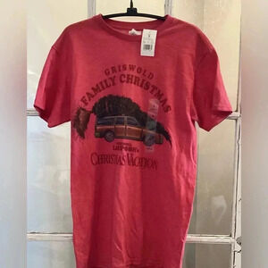 NWT  National Lampoon’s Christmas Vacation Movie Promo shirt Sz Small Adult